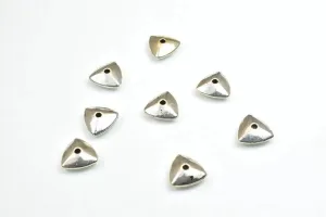 16 PCs Plain Spacer Connector Antique Silver Alloy Beads Size 9mm Hole Size 0.8mm Decorative Design Metal Beads For Jewelry Making