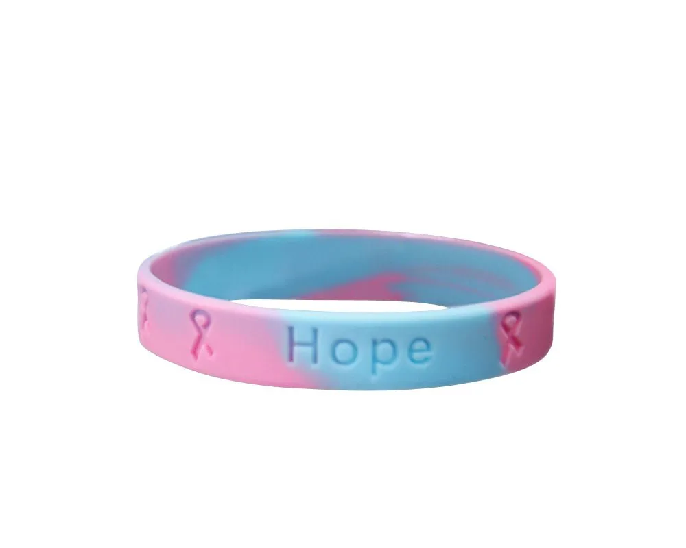 25 Awareness Silicone Bracelets (Pick Your Color/Cause)