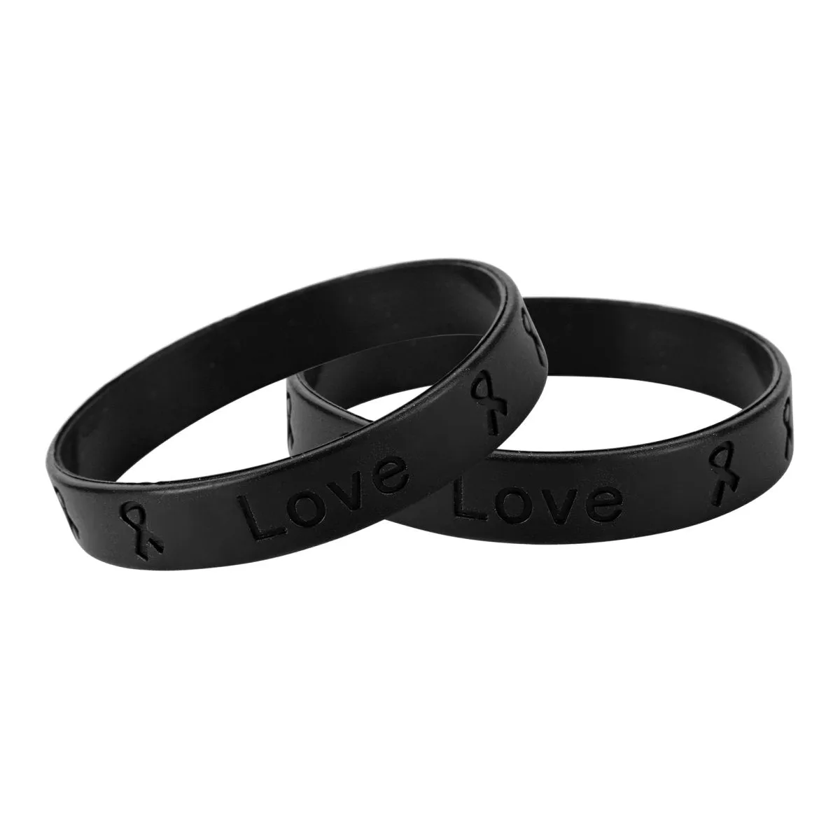 25 Awareness Silicone Bracelets (Pick Your Color/Cause)