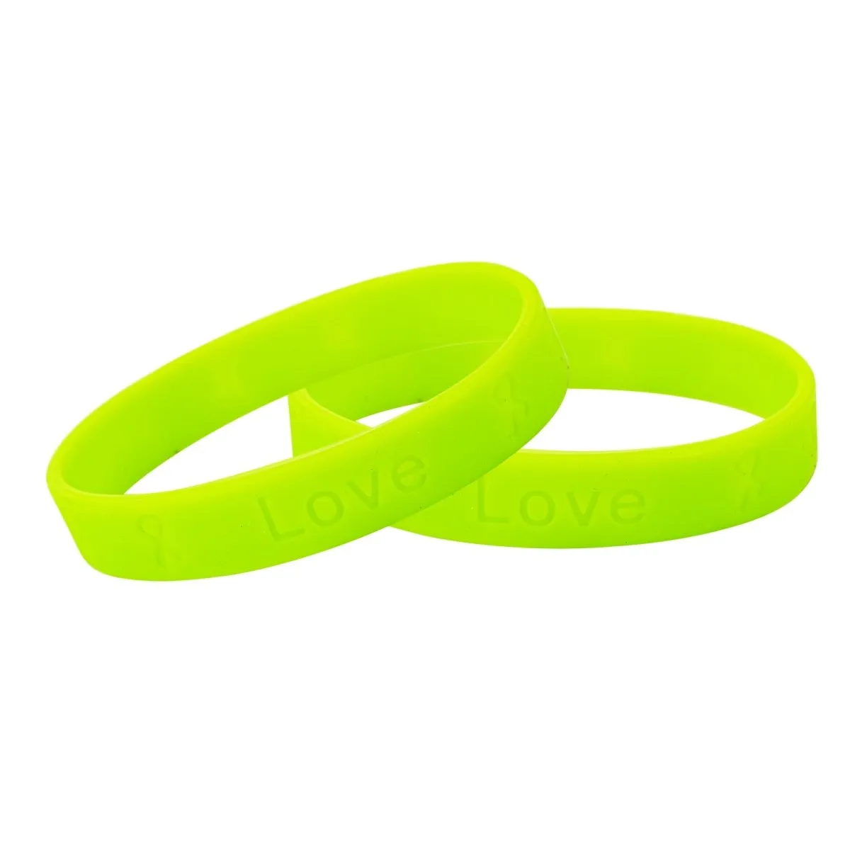 25 Awareness Silicone Bracelets (Pick Your Color/Cause)