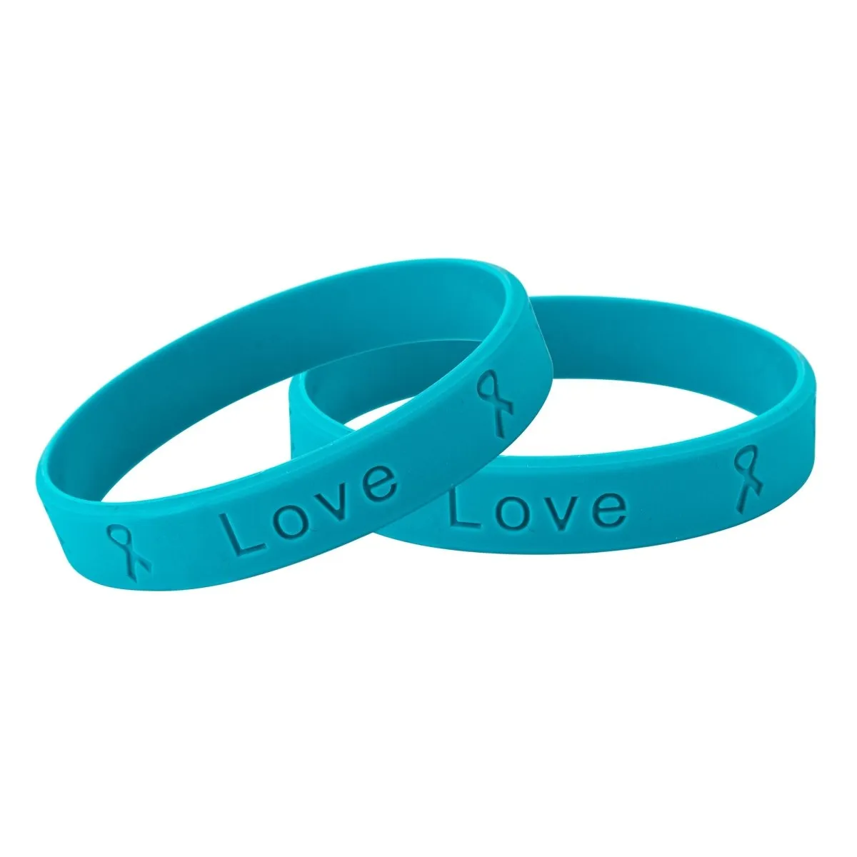 25 Awareness Silicone Bracelets (Pick Your Color/Cause)