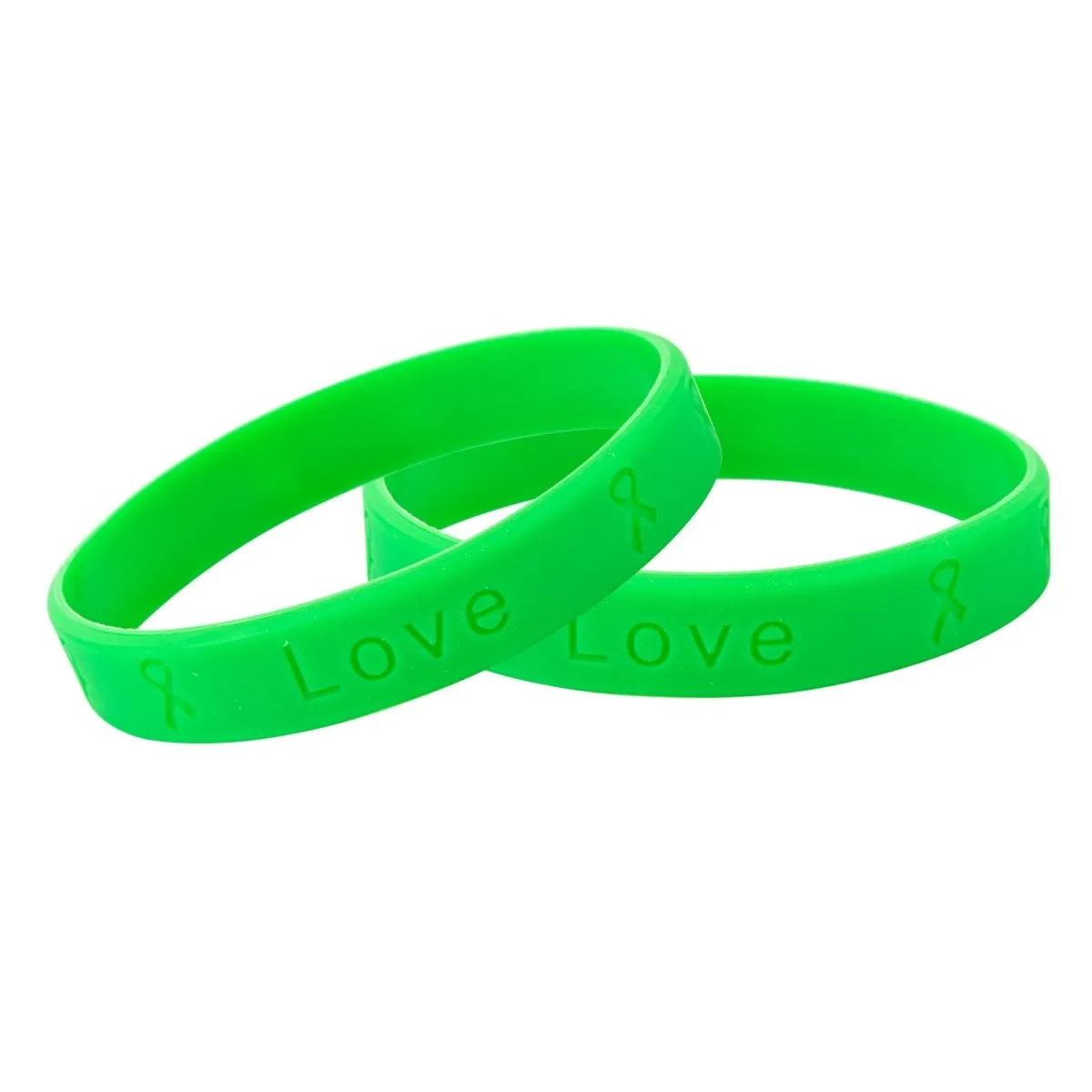 25 Awareness Silicone Bracelets (Pick Your Color/Cause)