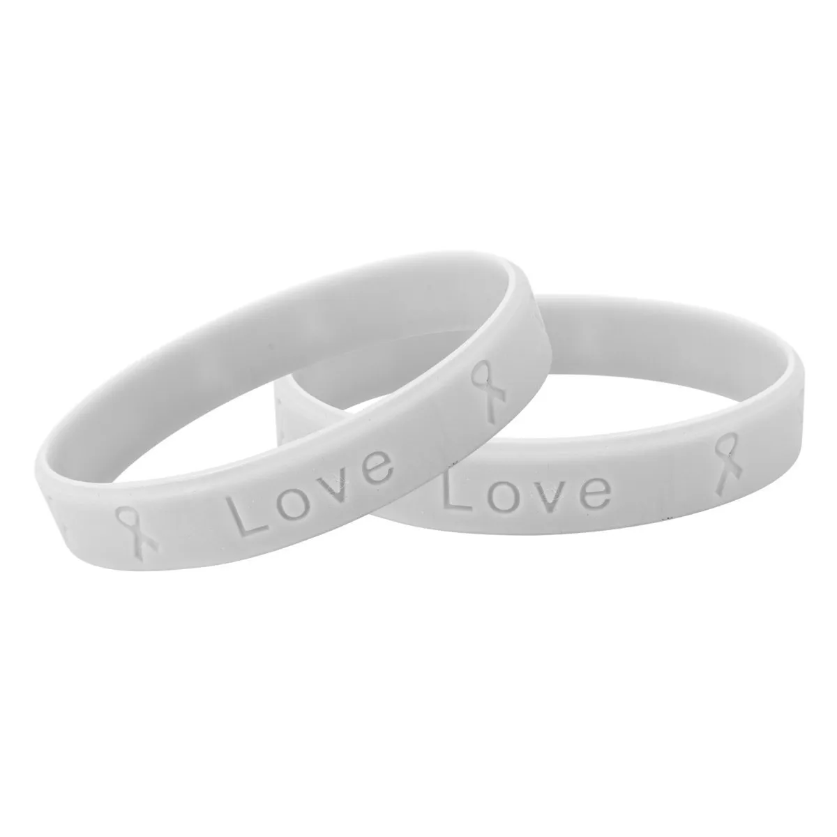 25 Awareness Silicone Bracelets (Pick Your Color/Cause)