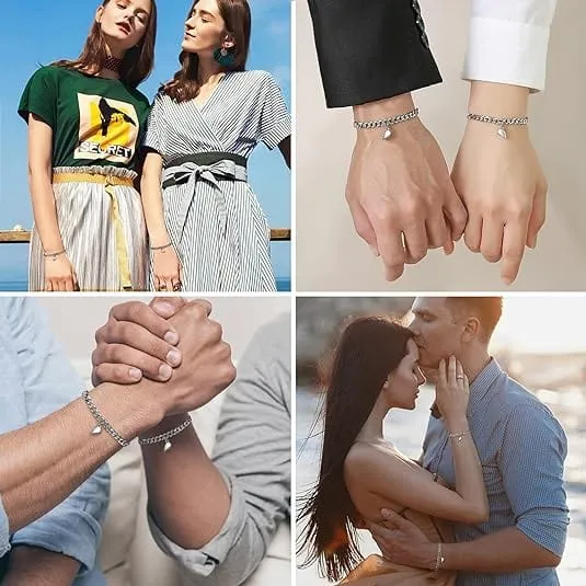 2Pcs Set Magnetic Bond Couple Bracelet