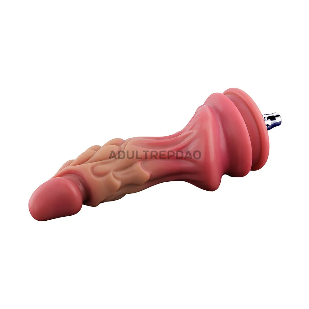 7.87-inch Dual Density Silicone Fantasy Kylin Dildo Attachment for Lustti Sex Machines