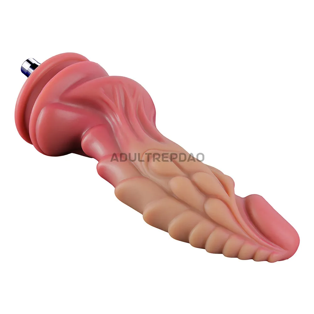 7.87-inch Dual Density Silicone Fantasy Kylin Dildo Attachment for Lustti Sex Machines