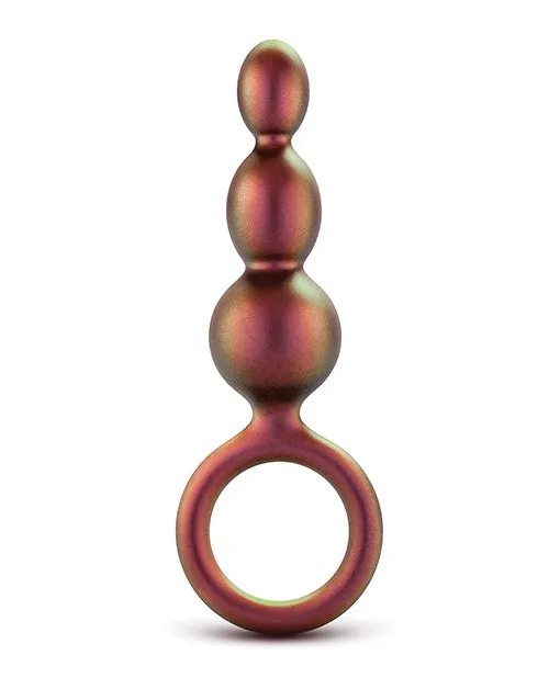 Anal Adventures Matrix Beaded Loop Plug - Copper