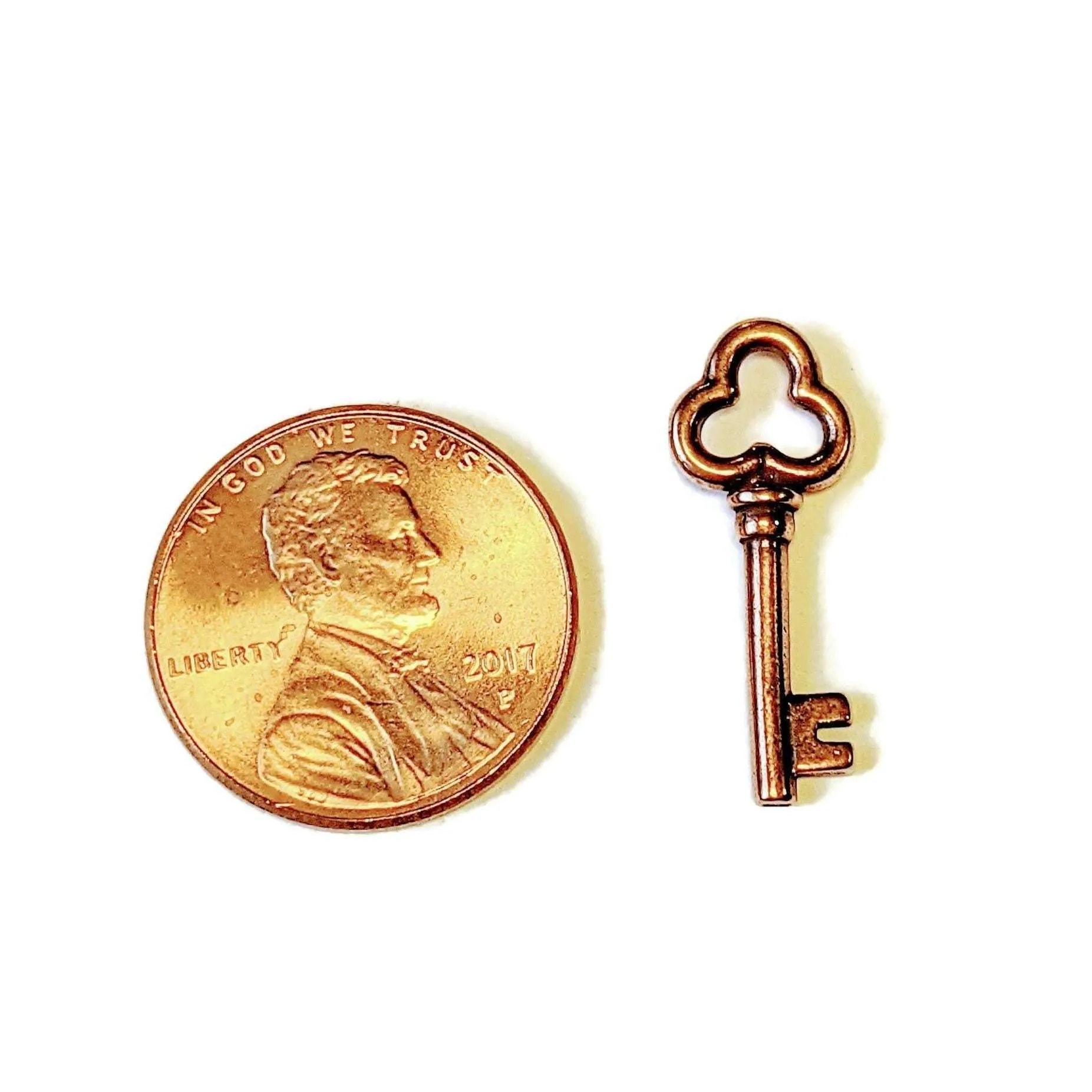 Antique Copper Small TierraCast® Key Charm