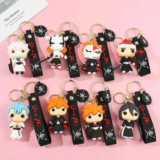 Bleach Anime | Renji Abarai | Silicone Lanyard Keychain