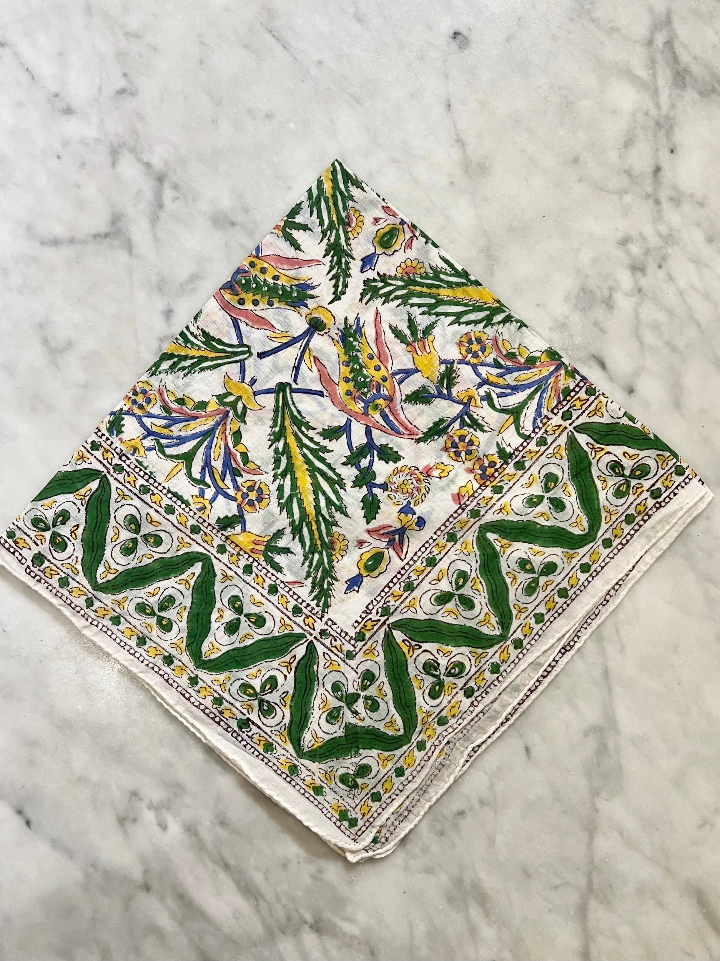 Block Printed Kerchief