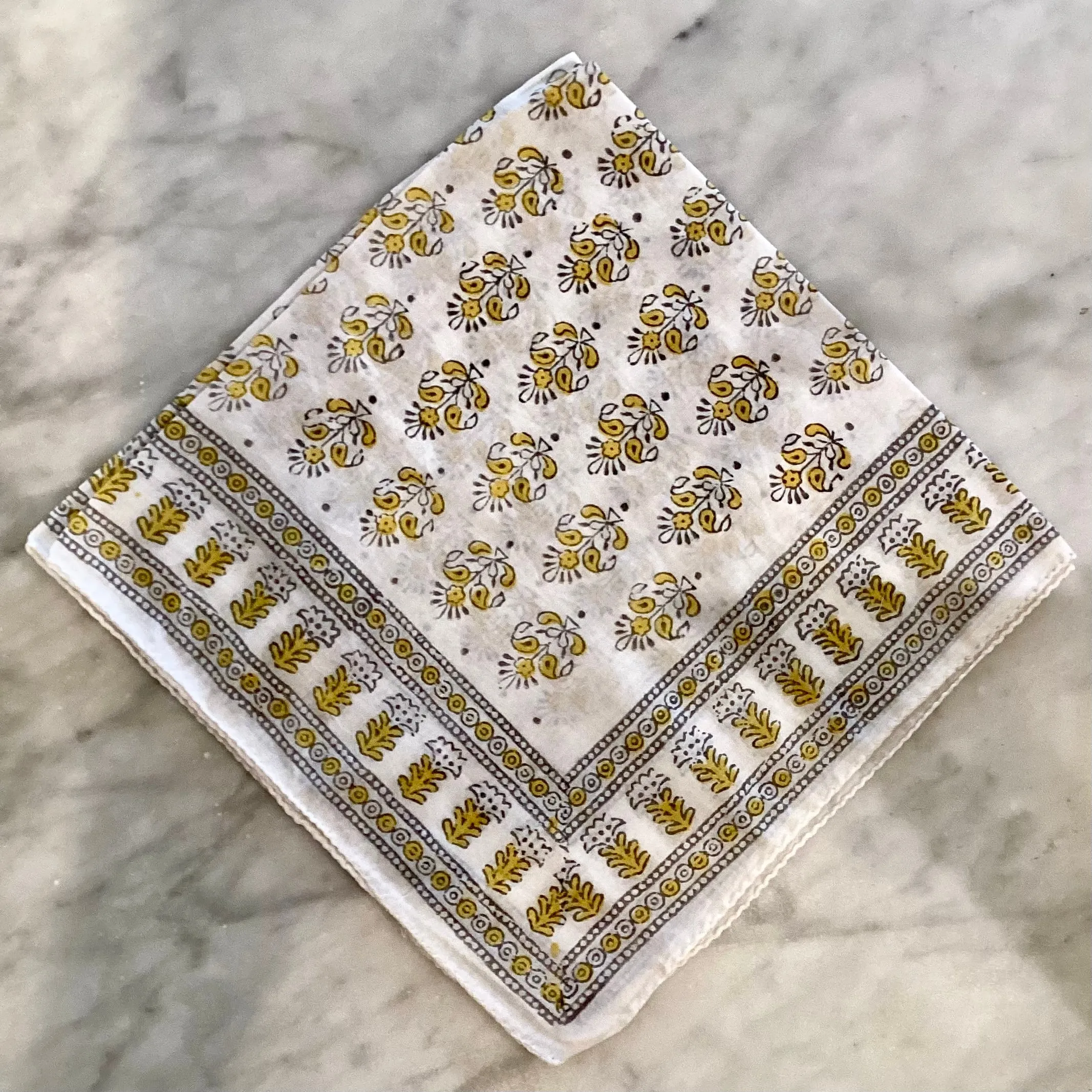 Block Printed Kerchief