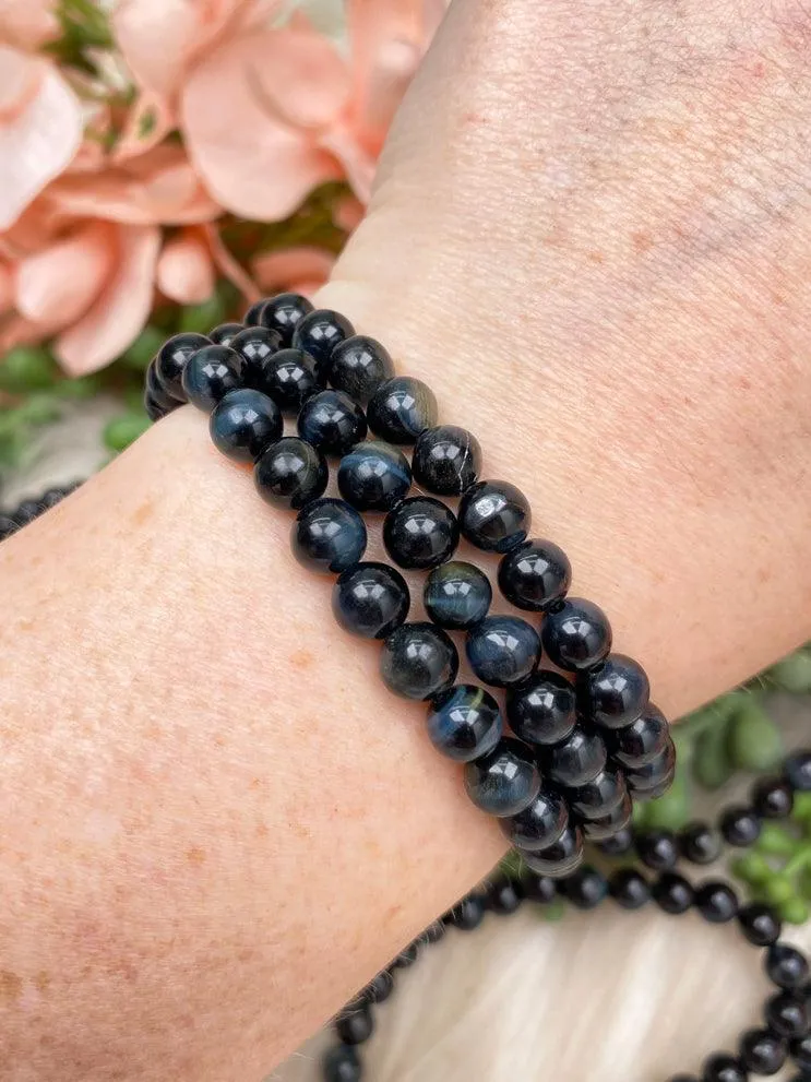 Blue Tiger Eye Bracelet