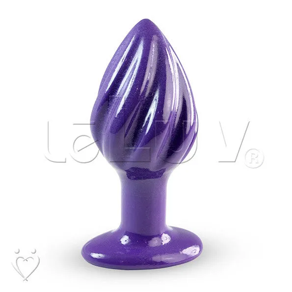 Butt Plug Swirled 3D Printed 5.25 Inch - Choose Girth