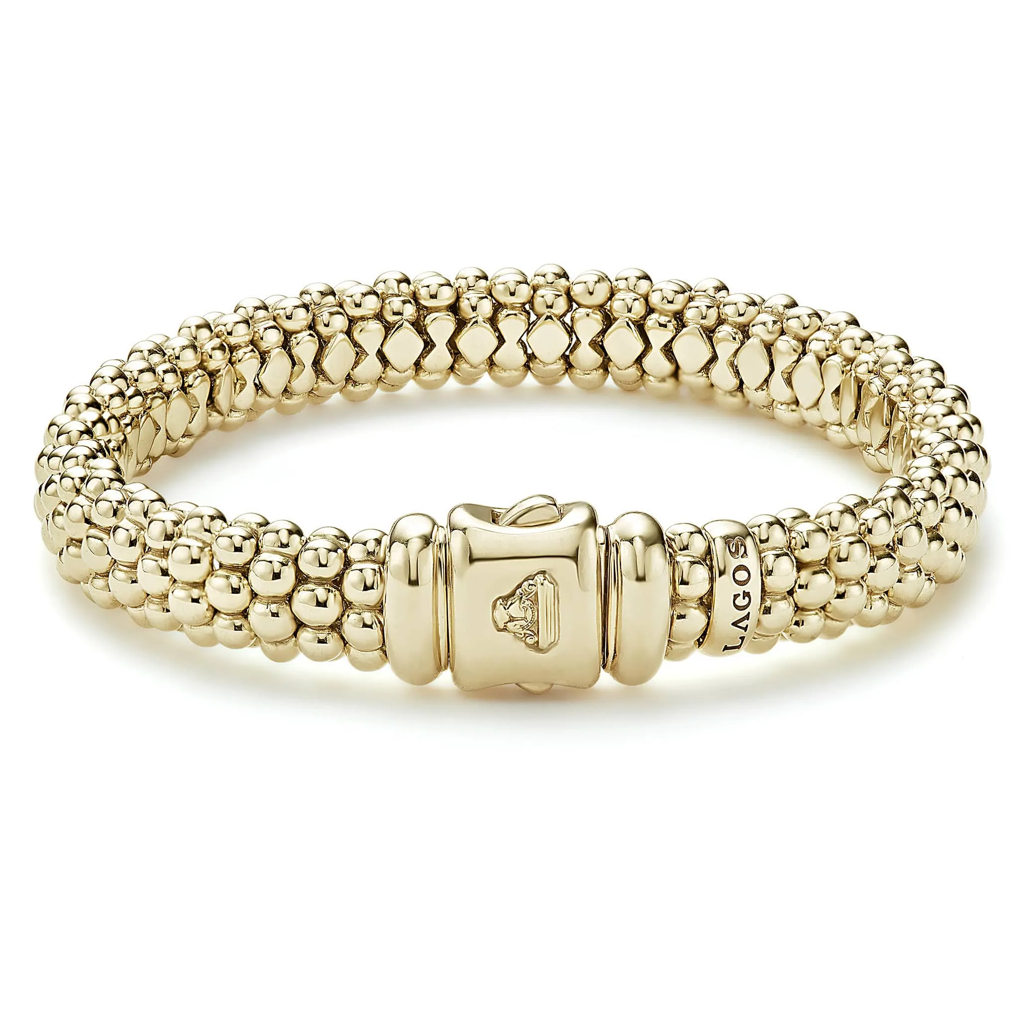 Caviar Gold 18K Gold Caviar Bracelet | 9mm