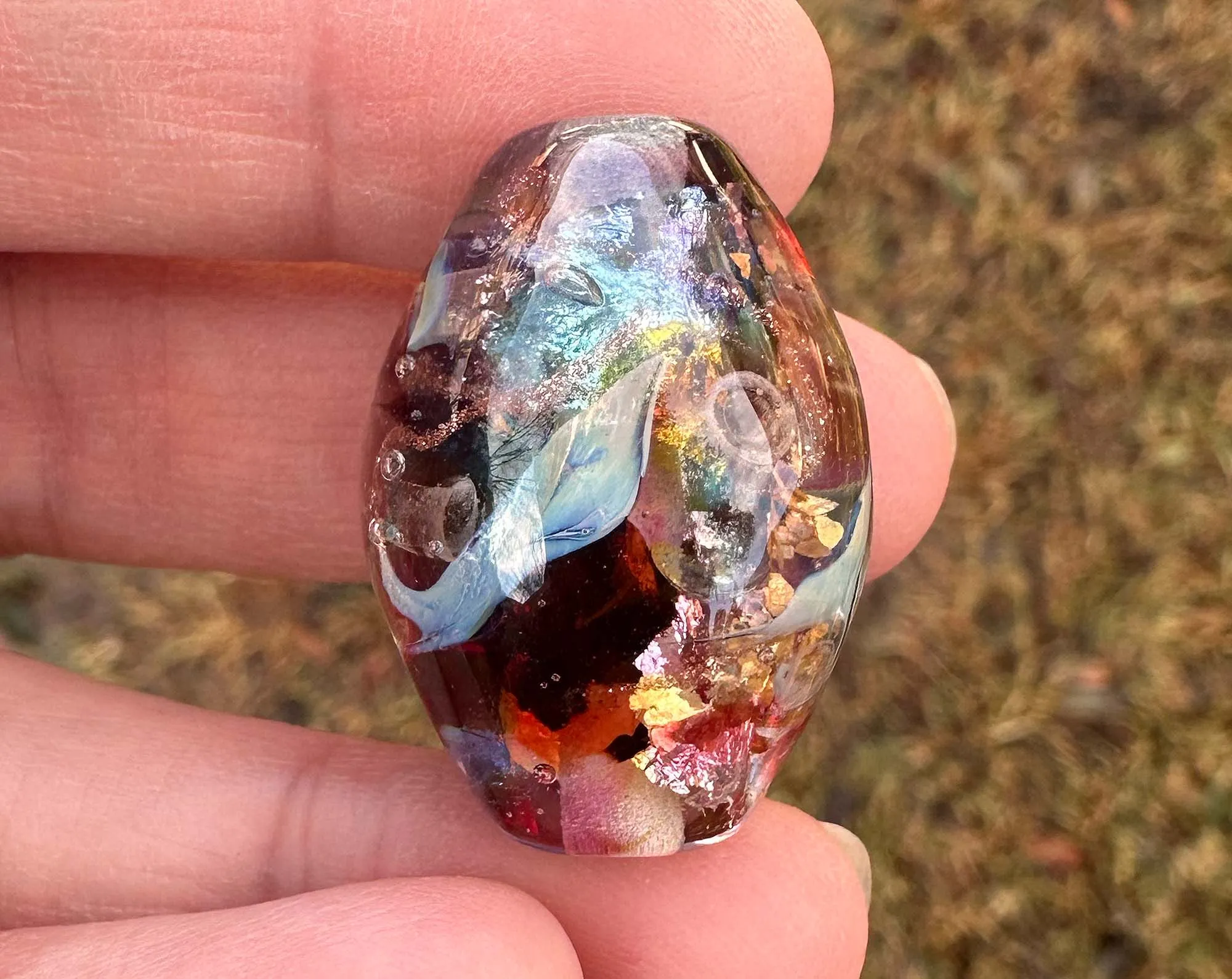 Celestial Prism Lampwork Focal Bead SRA