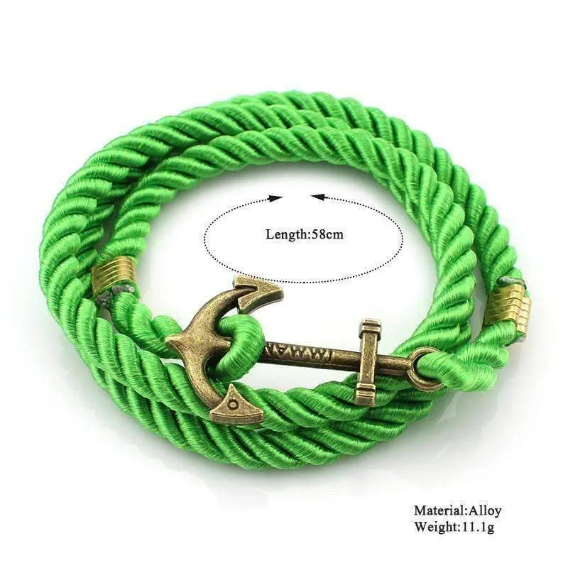 DIY Rope Anchor Bracelet