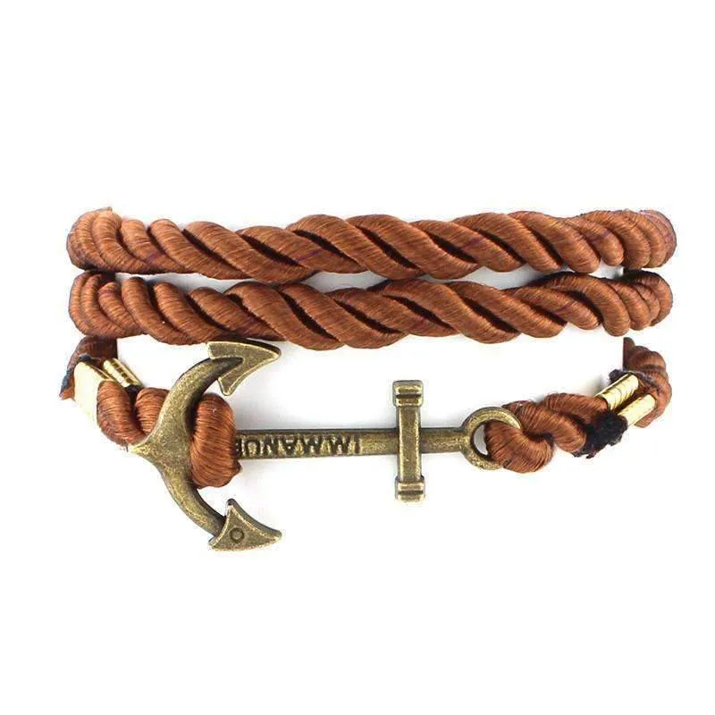 DIY Rope Anchor Bracelet