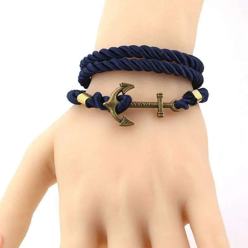 DIY Rope Anchor Bracelet