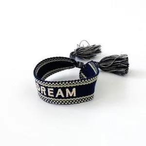 DREAM Adjustable Bracelet | Navy-Natural