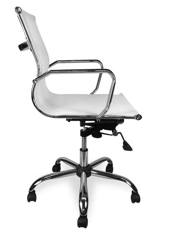 Ex Display - Carter Low Back Office Chair - White Mesh