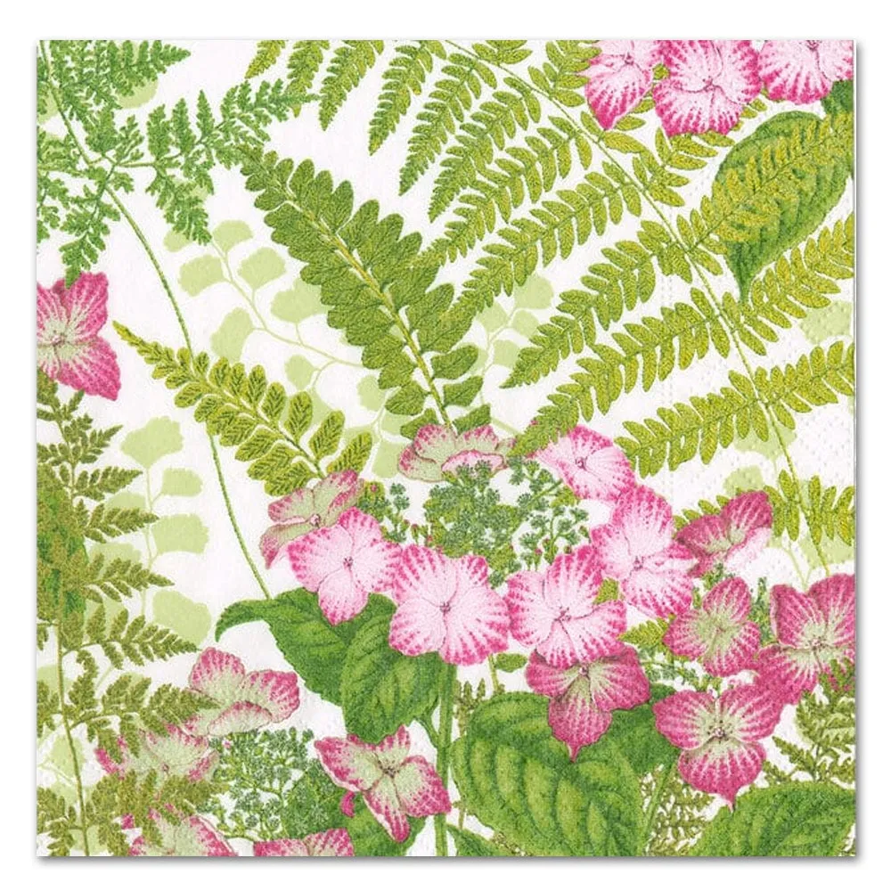Fern Garden Paper Luncheon Napkins