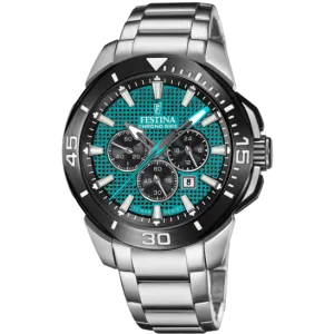 Festina Chrono Bike Stainless Steel Chronograph Mens Watch I Model F20641/3 Quartz Movement