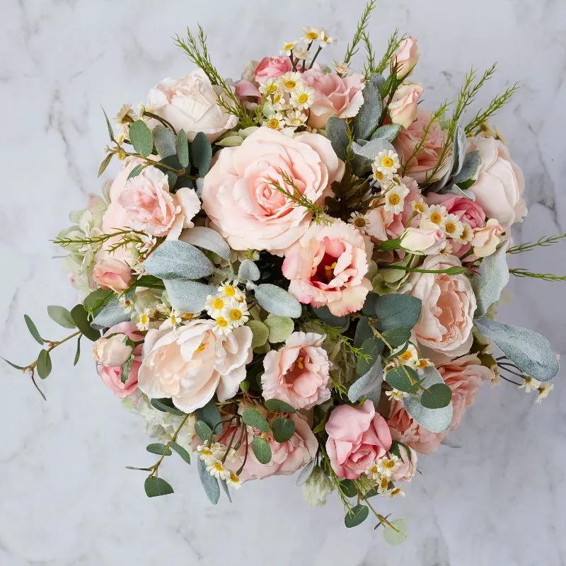 Forever Blush Silk Arrangement