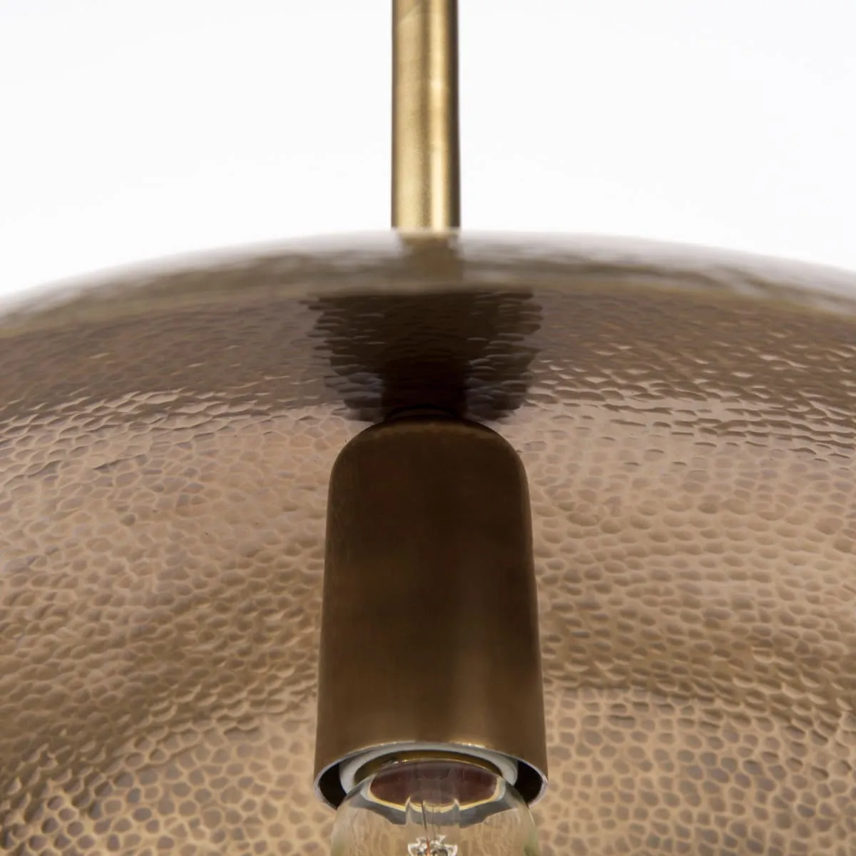 Garnet Pendant Light Gold Metal