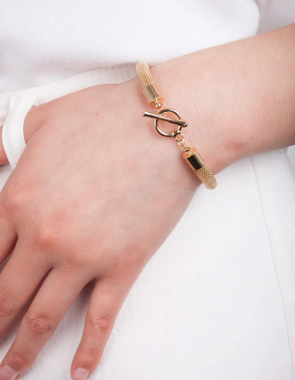 Gold Mesh Classic Bracelet