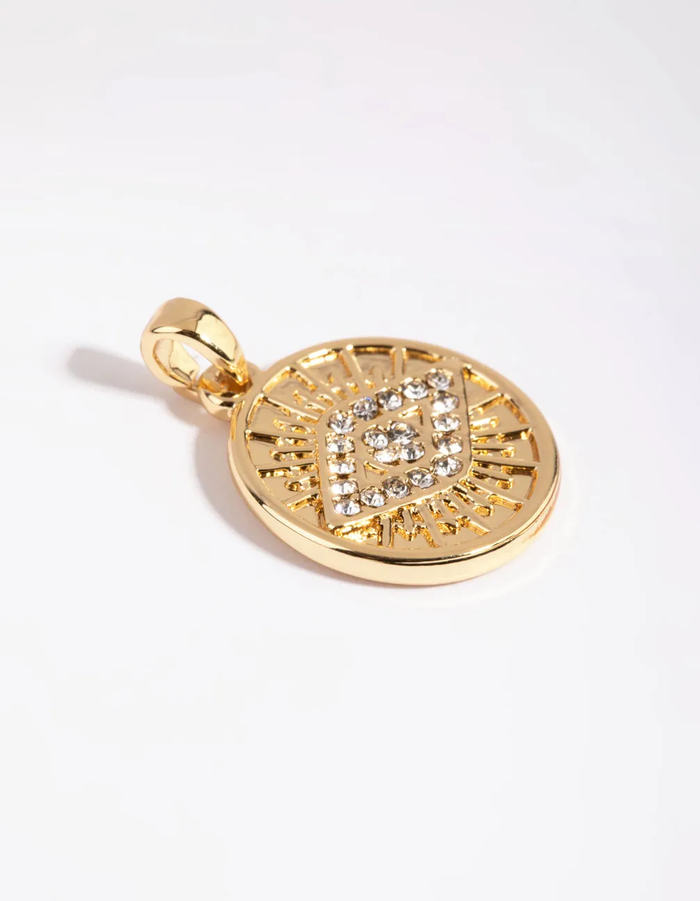 Gold Plated Evil Eye Charm