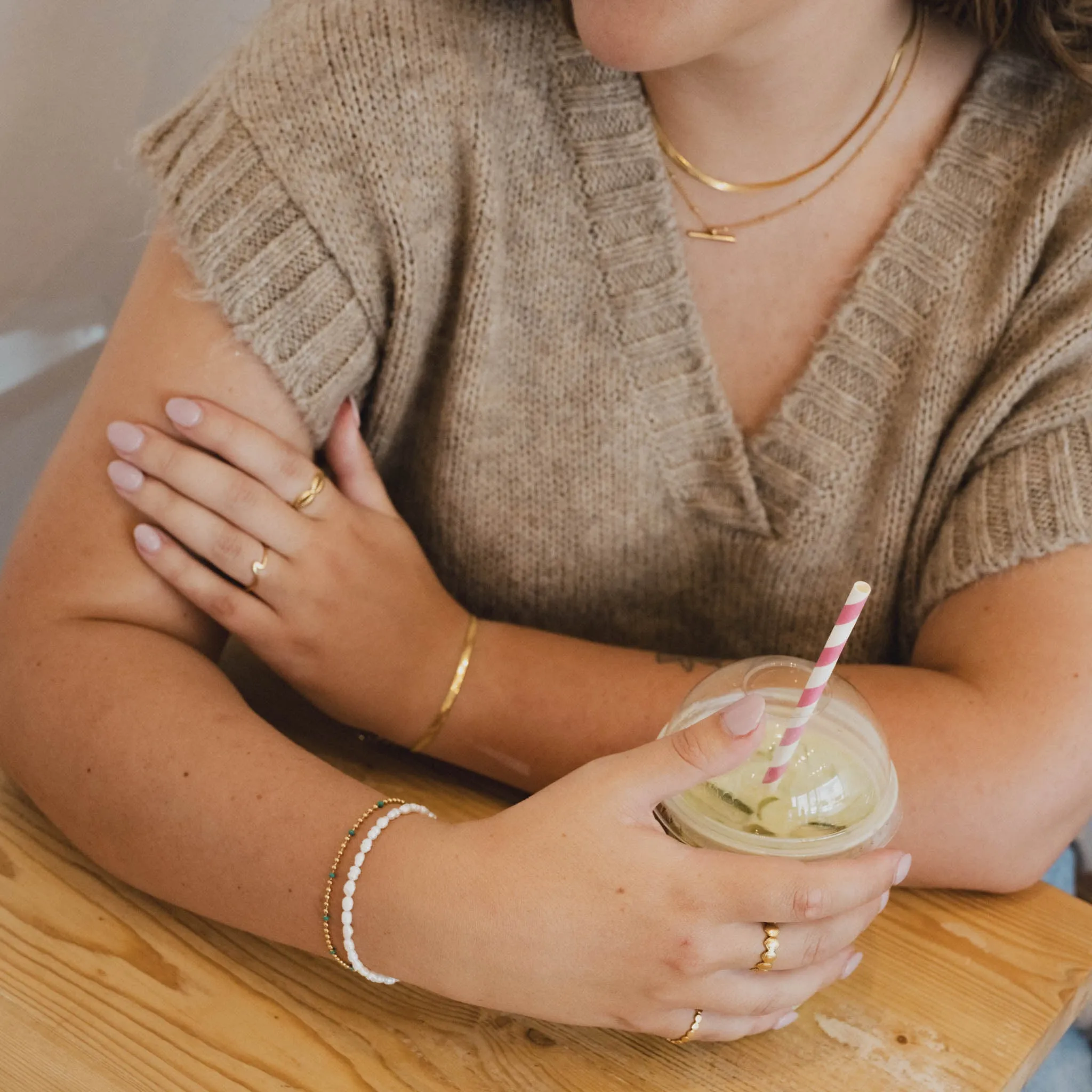 Golden Hour Bracelet Trio Stack