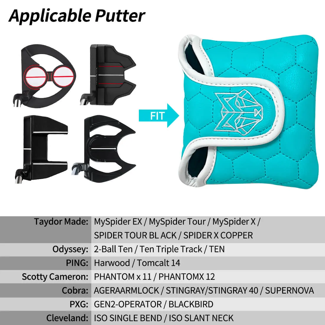 Golf Mallet Putter Cover