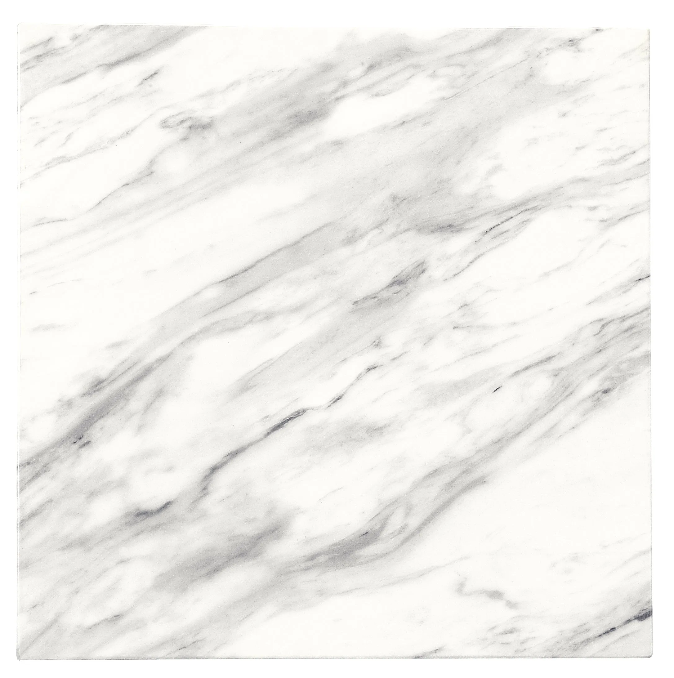 Haley Marble & Metal End Table in Silver  5278220