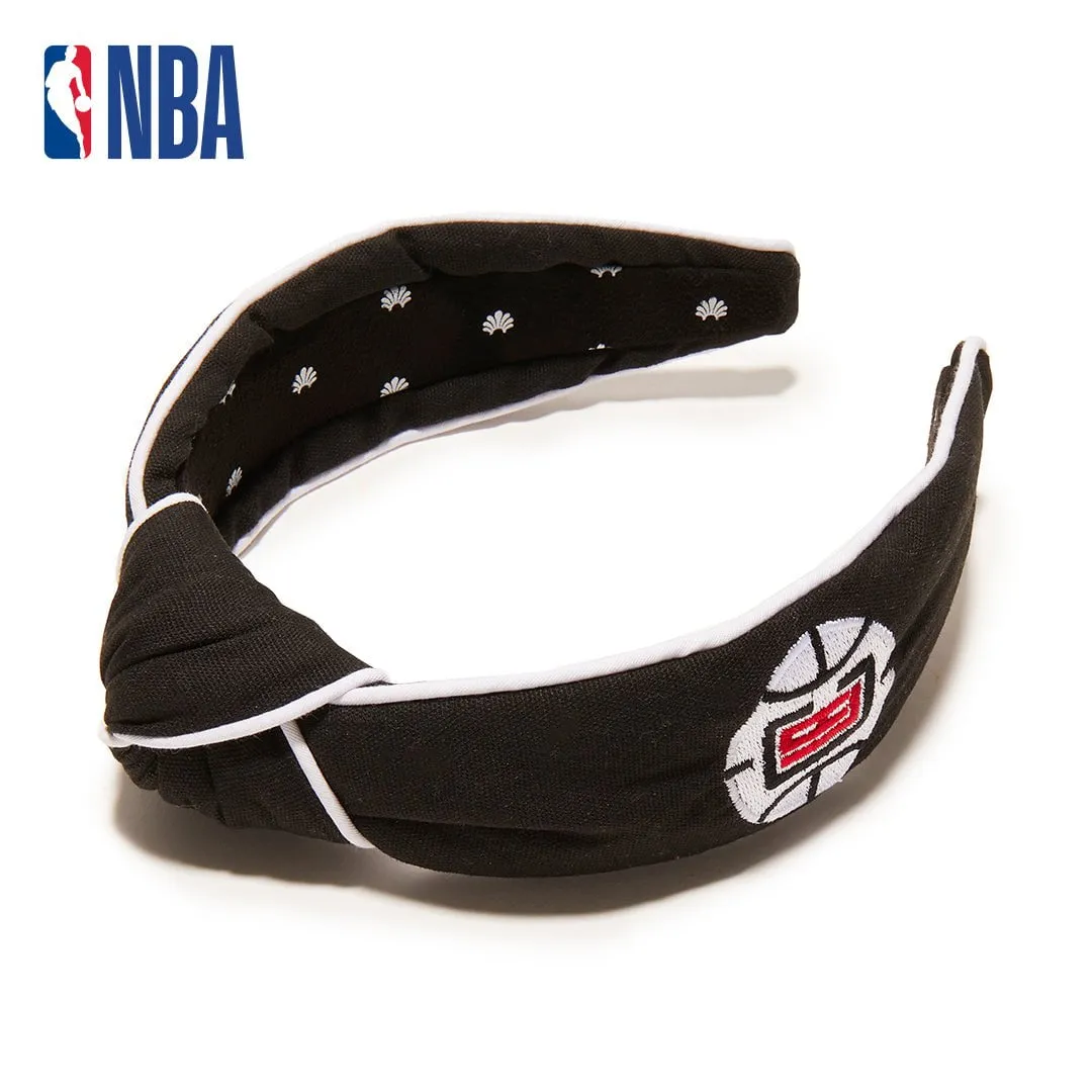 LA CLIPPERS LELE SADOUGHI / NBA JET EMBROIDERED KNOTTED HEADBAND