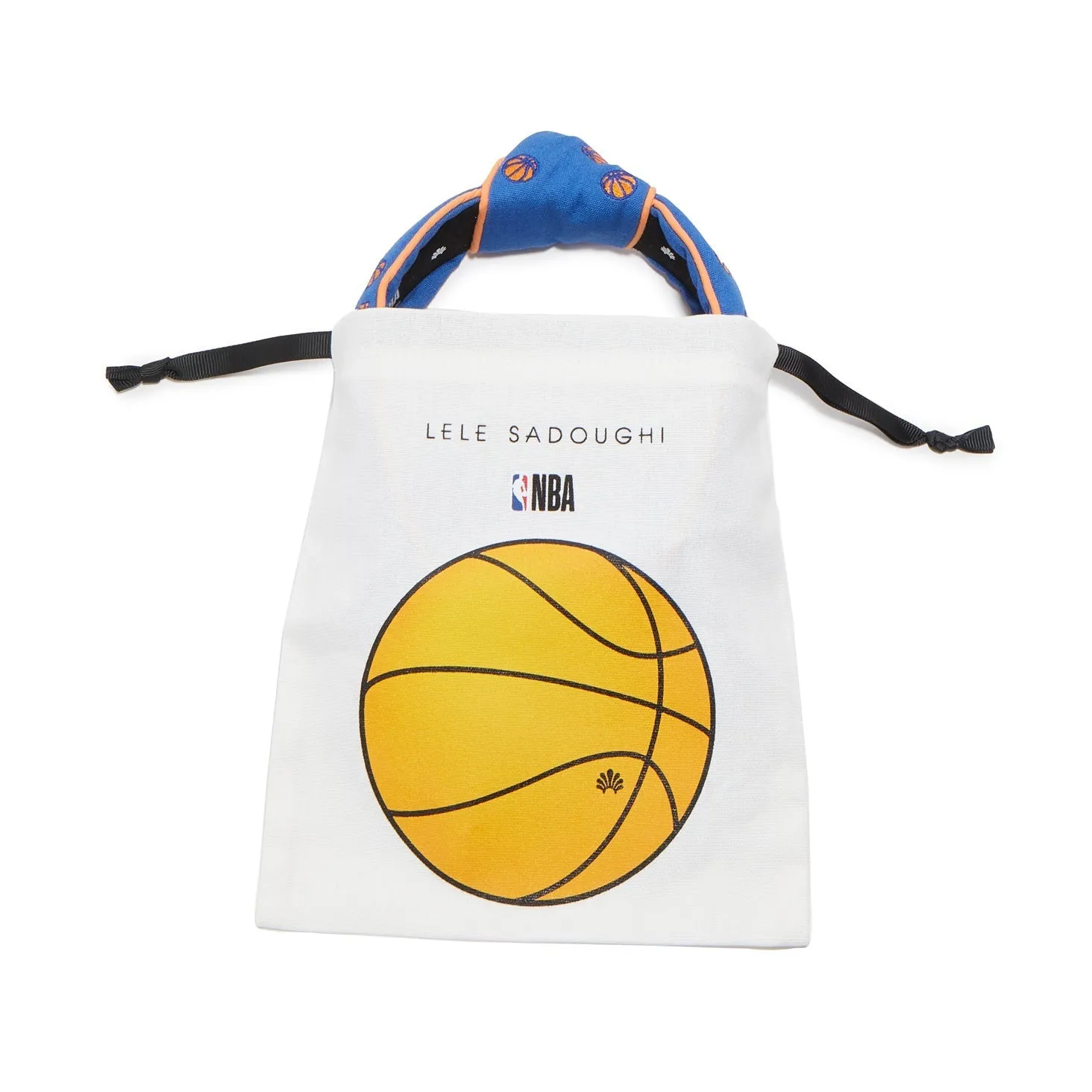 LA CLIPPERS LELE SADOUGHI / NBA JET EMBROIDERED KNOTTED HEADBAND