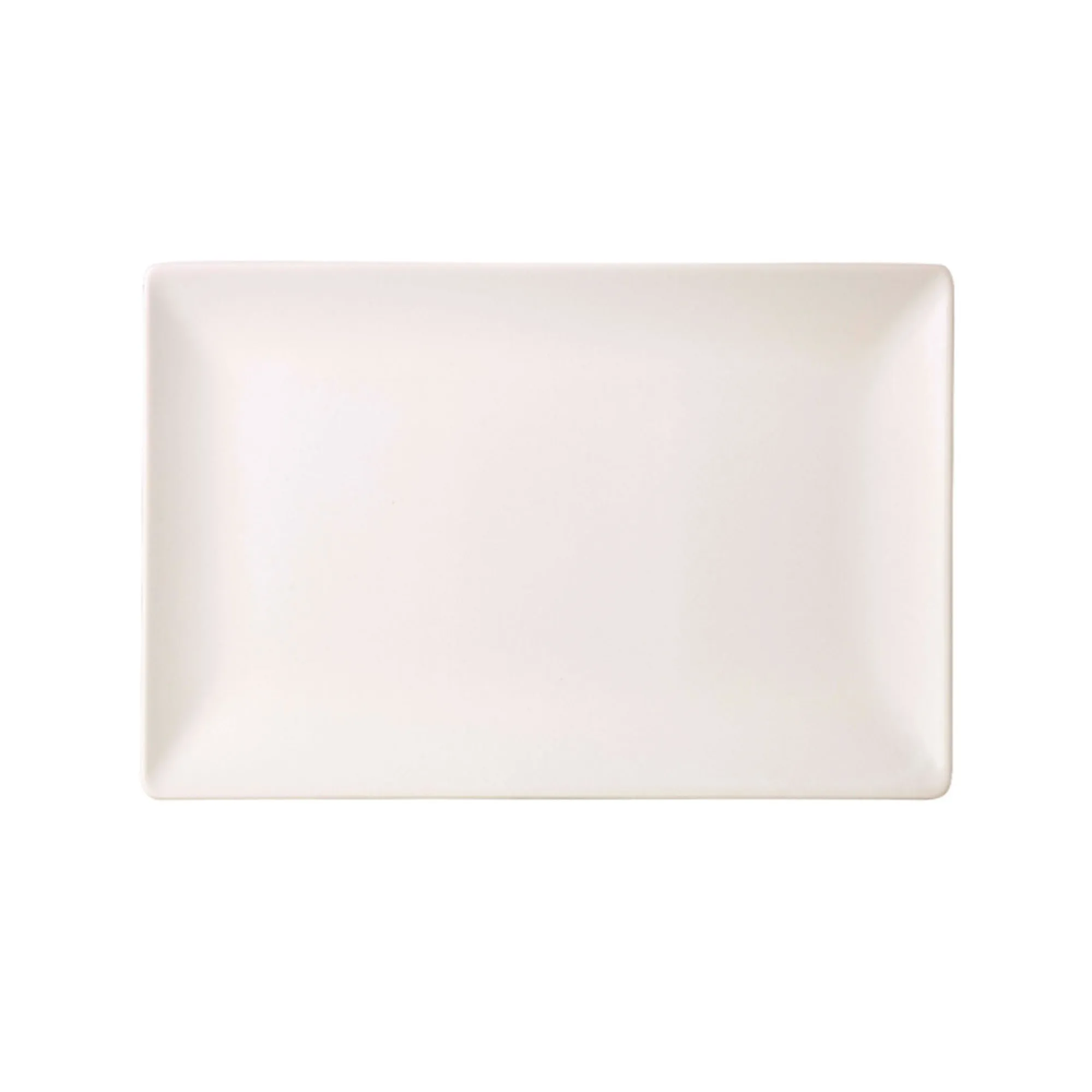 Luna Stoneware White Rectangular Plate 30 x 20cm/12 x 8" Pack 6