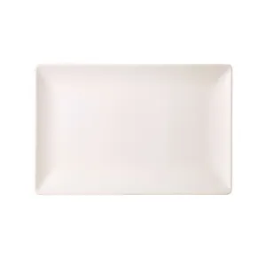 Luna Stoneware White Rectangular Plate 30 x 20cm/12 x 8" Pack 6