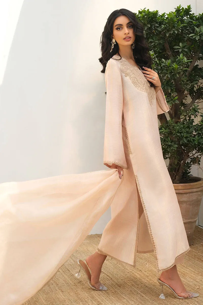 Luxe Edit '23 - Golden Sehr With Pants And Dupatta