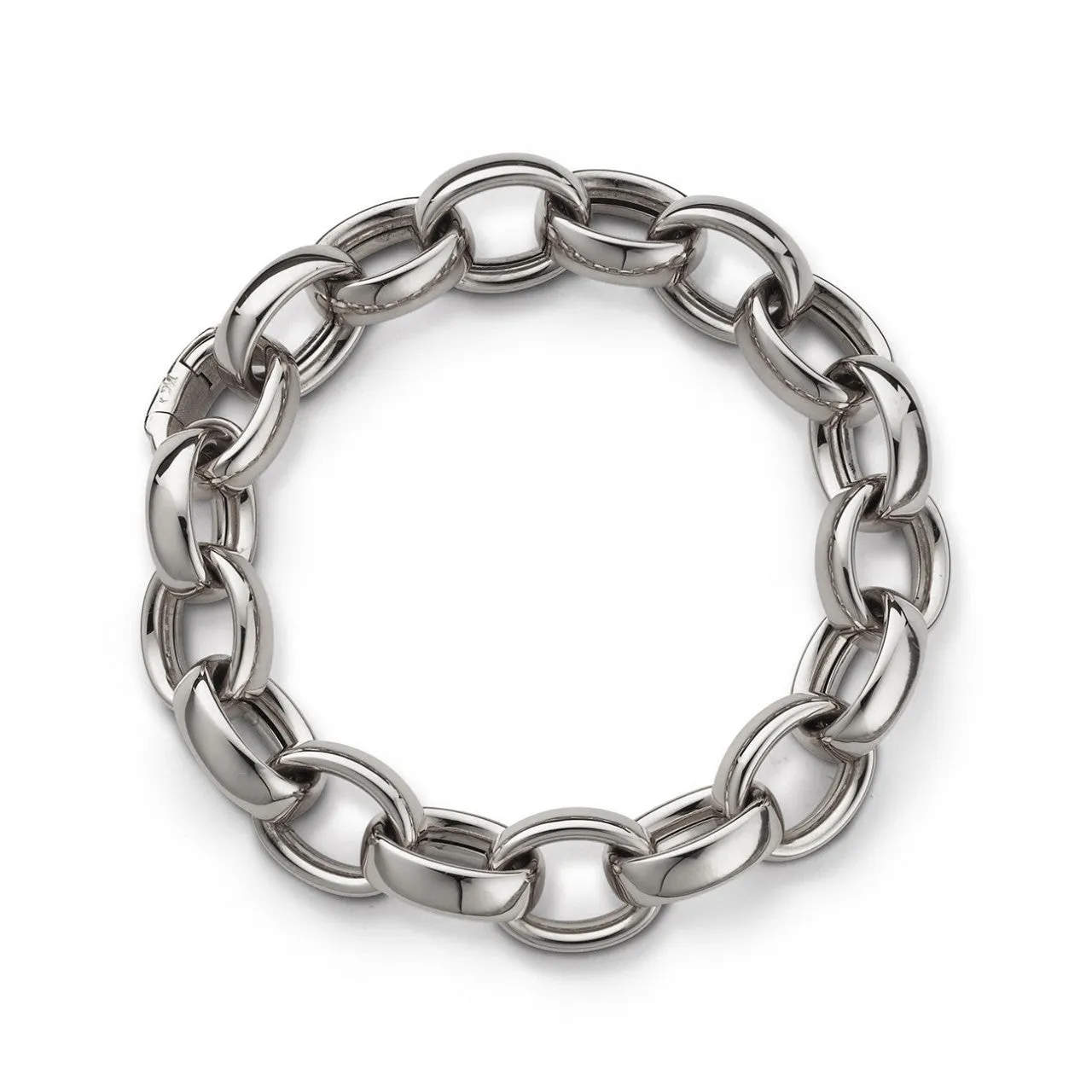 Marilyn Link Bracelet in White Gold