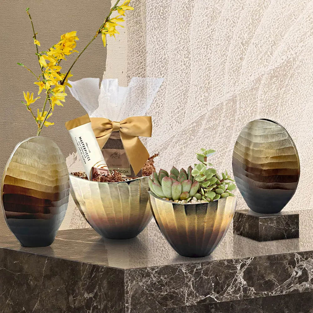 Metal Flower Vase