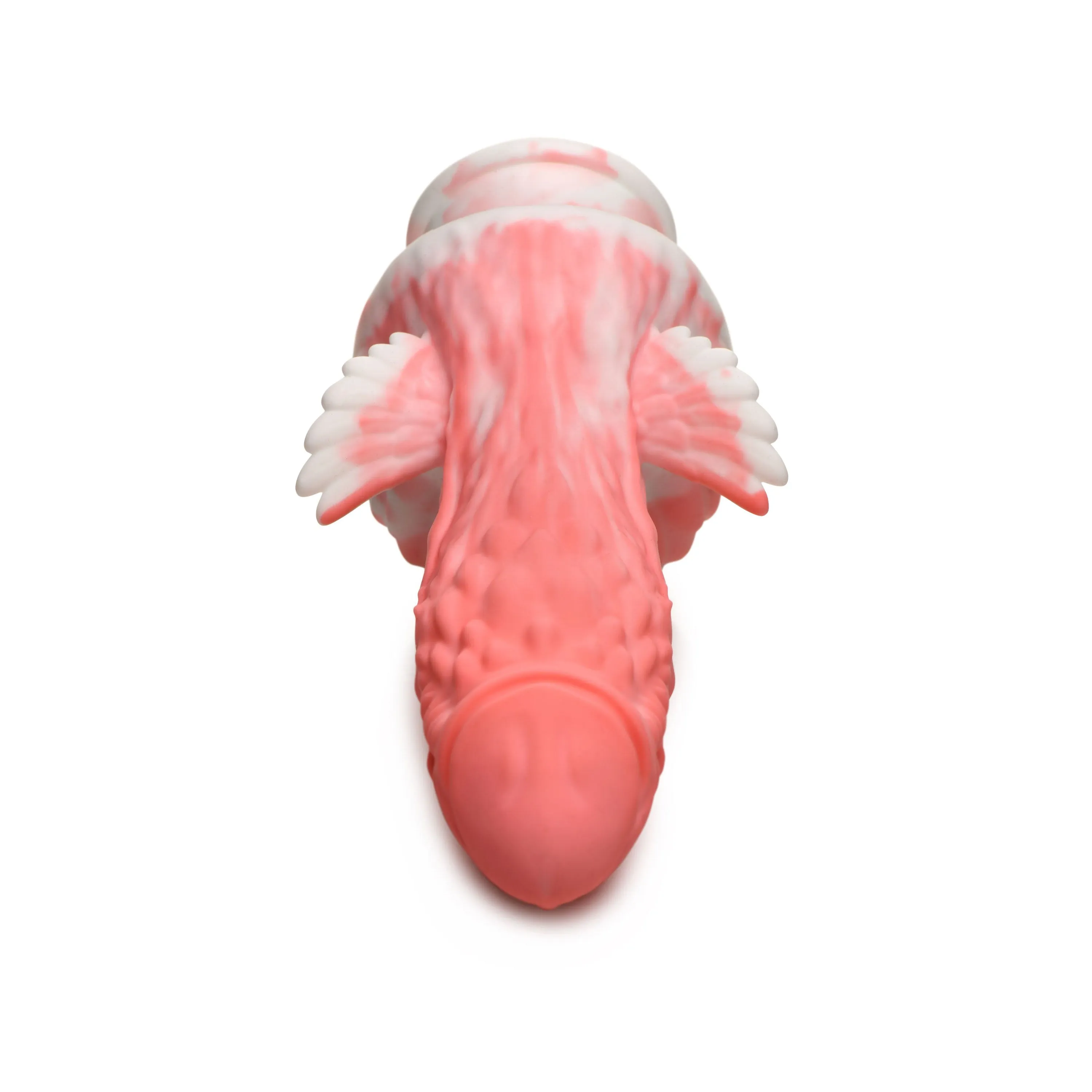 Pegasus Pecker Winged Silicone Dildo - Pink/white