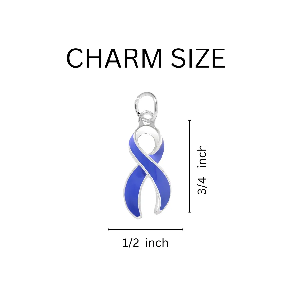Periwinkle Ribbon Chunky Charm Bracelets