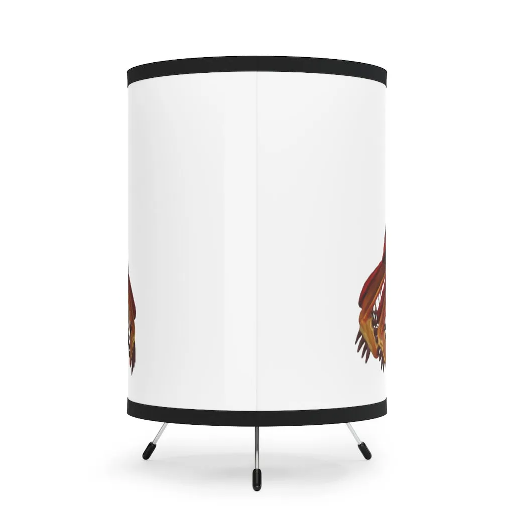 Red Crab Tripod Lamp with High-Res Printed Shade, US/CA plug
