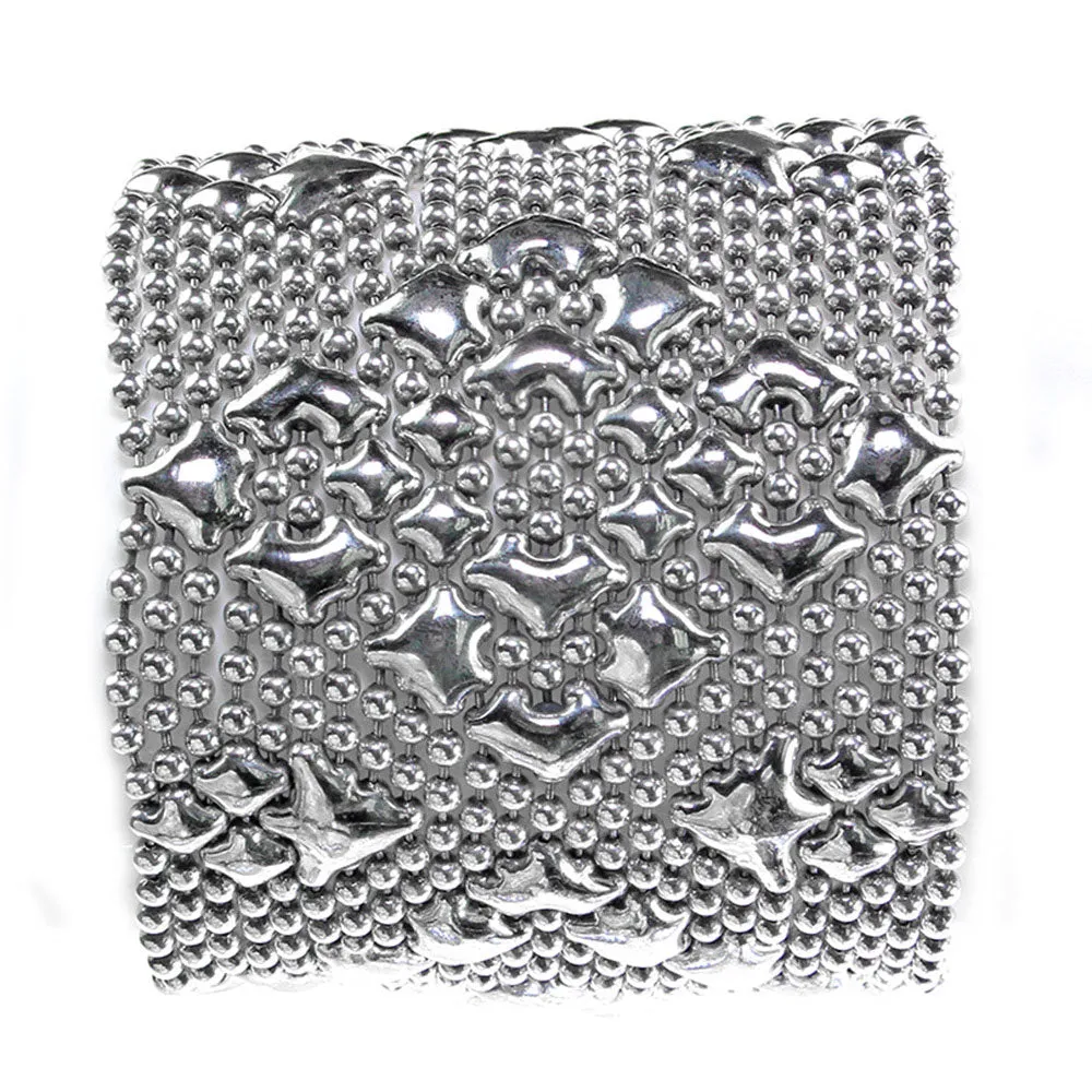 SG Liquid Metal B107-AS Antique Silver Bracelet by Sergio Gutierrez