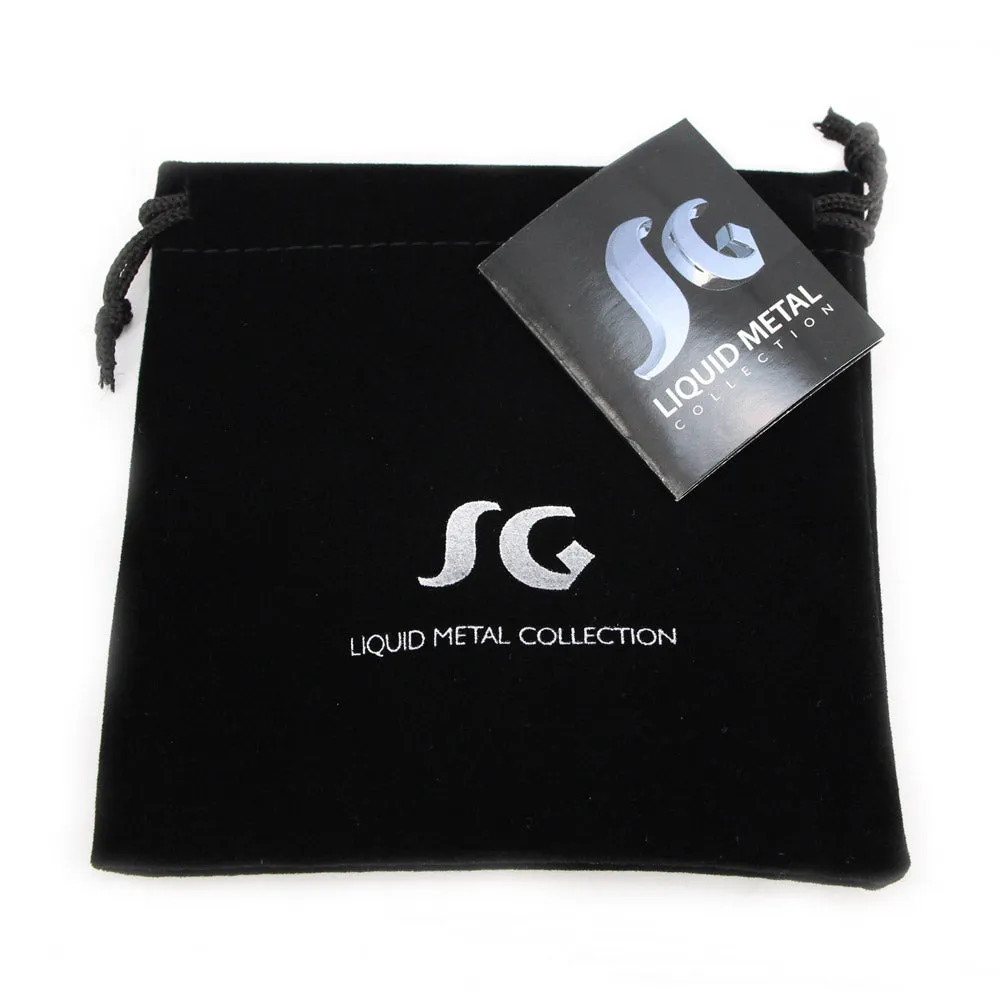 SG Liquid Metal B107-AS Antique Silver Bracelet by Sergio Gutierrez