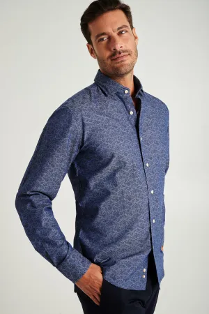 Slim fit printed shirt