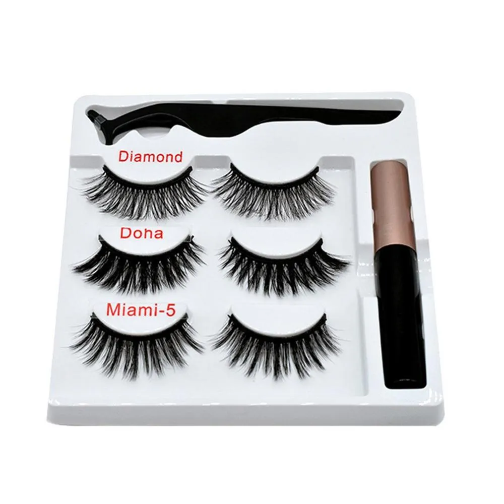 TEEK - Set of 3 Magnetic Eyelashes