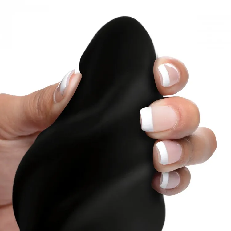 (wd) Ass Thumpers Swirled Vibr Anal Plug W- Remote