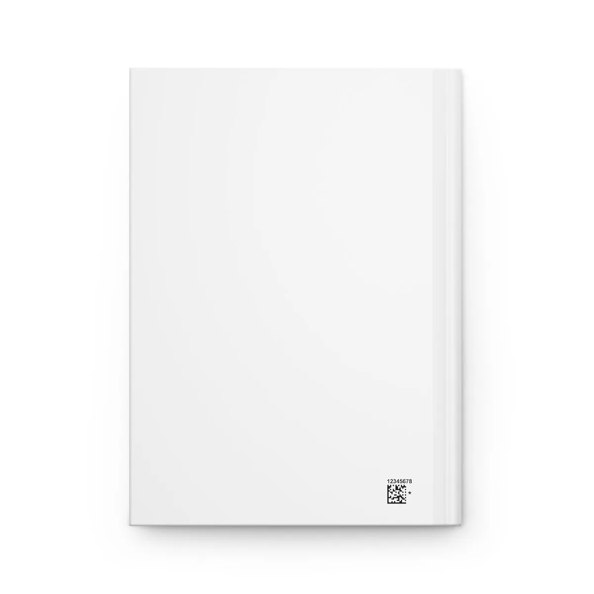 White Black Snake Hardcover Journal Matte
